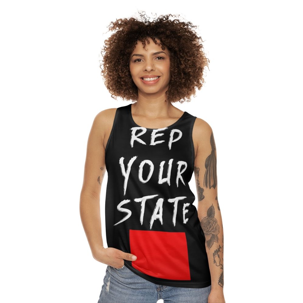 Wyoming state pride unisex tank top - women