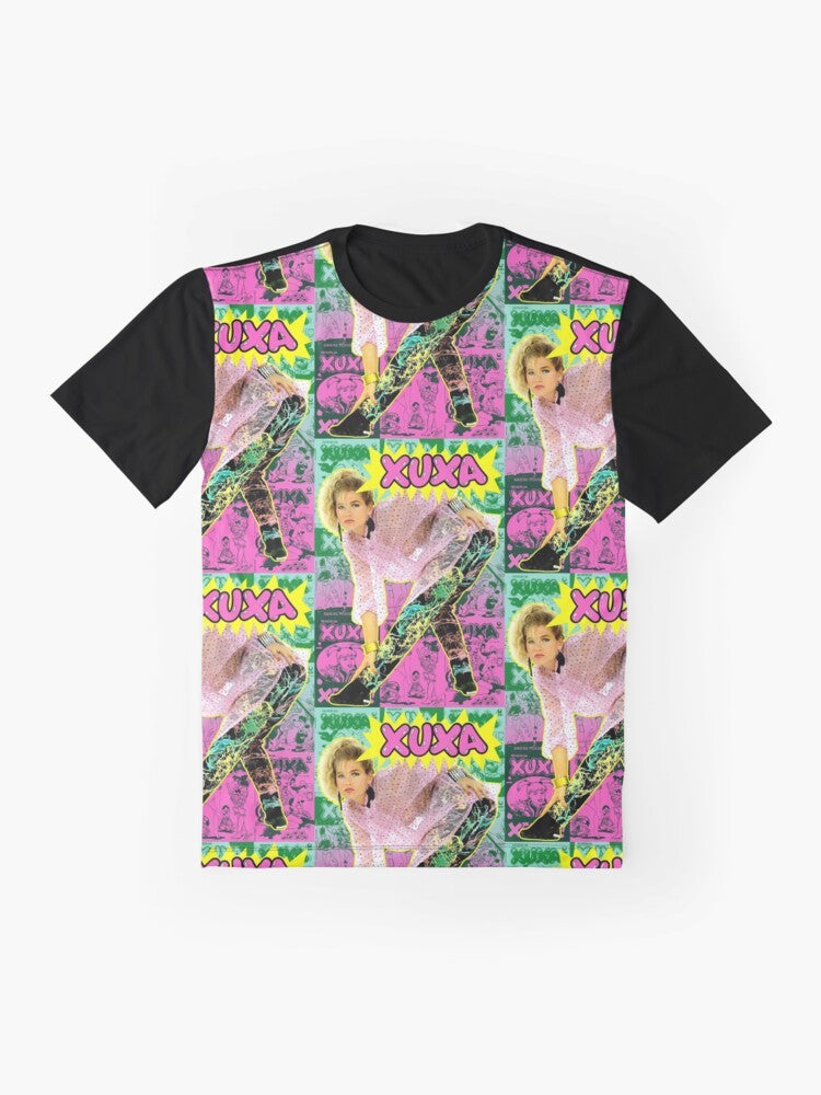 XUXA Retro Graphic T-Shirt with Brazilian pop culture icon - Flat lay