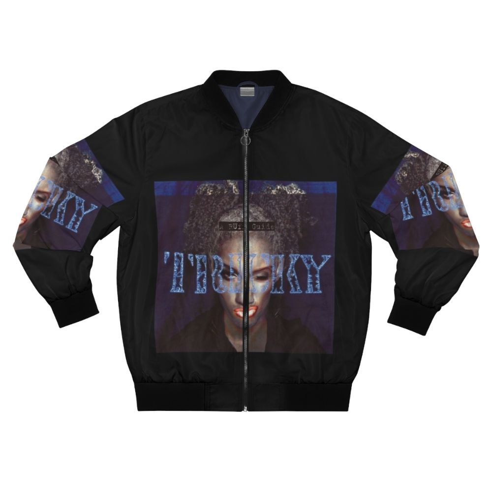 Tricky's 'A Ruff Guide' inspired bomber jacket with a stylish and edgy design