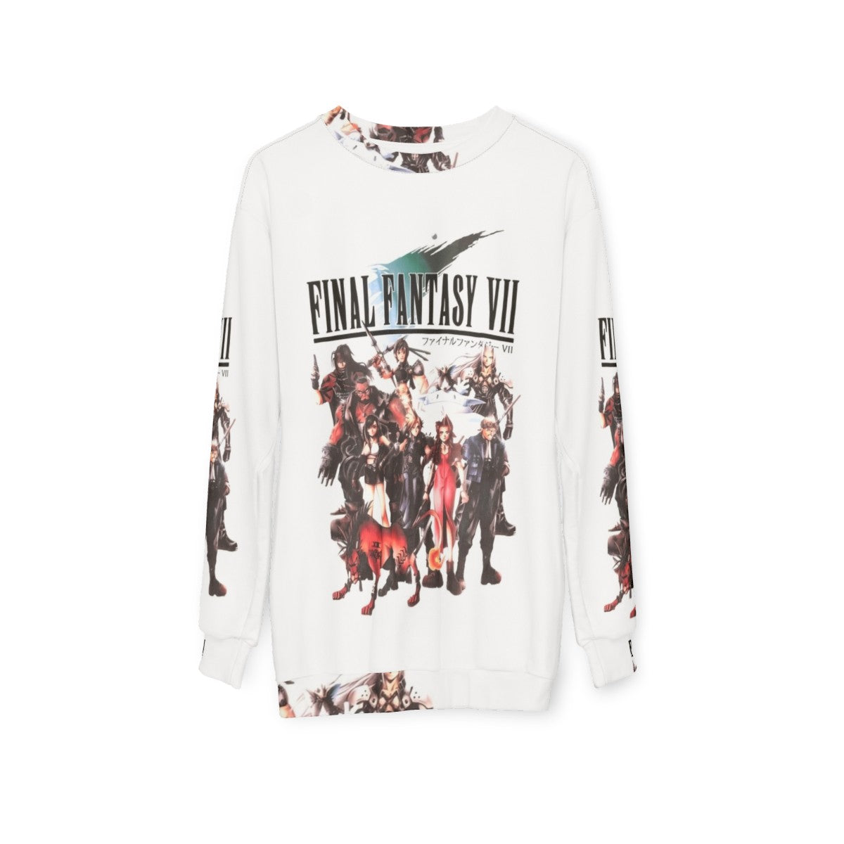 Final Fantasy VII Crisis Core Reunion inspired sweatshirt - hanging