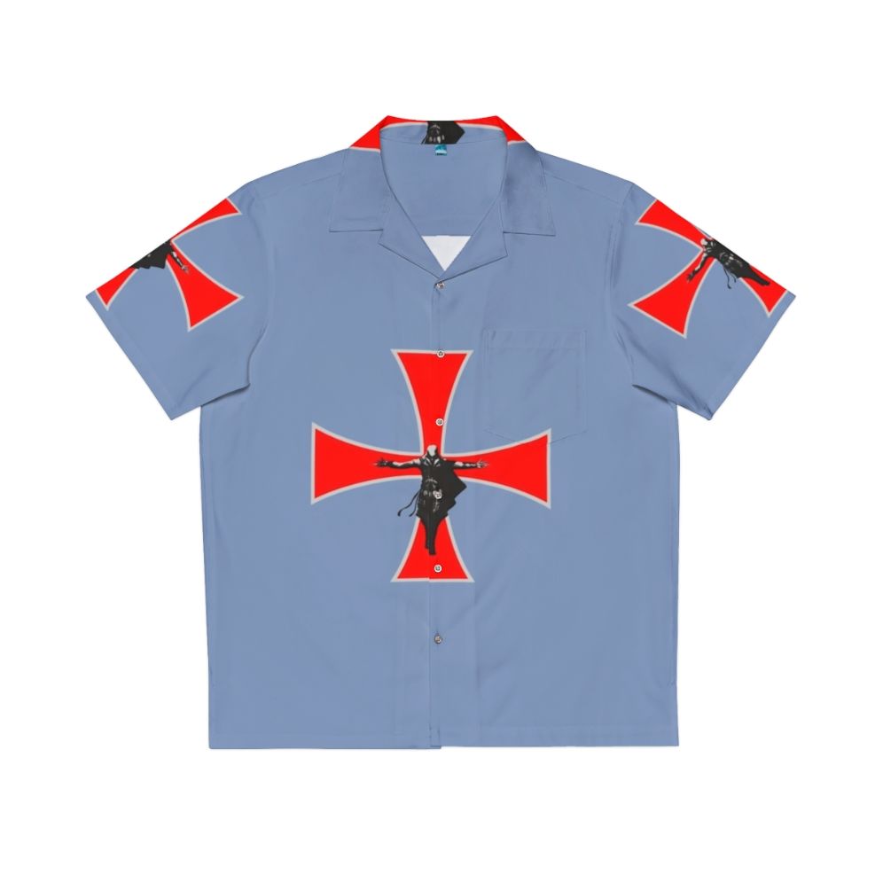 Assassins Creed Templar Cross Hawaiian Shirt