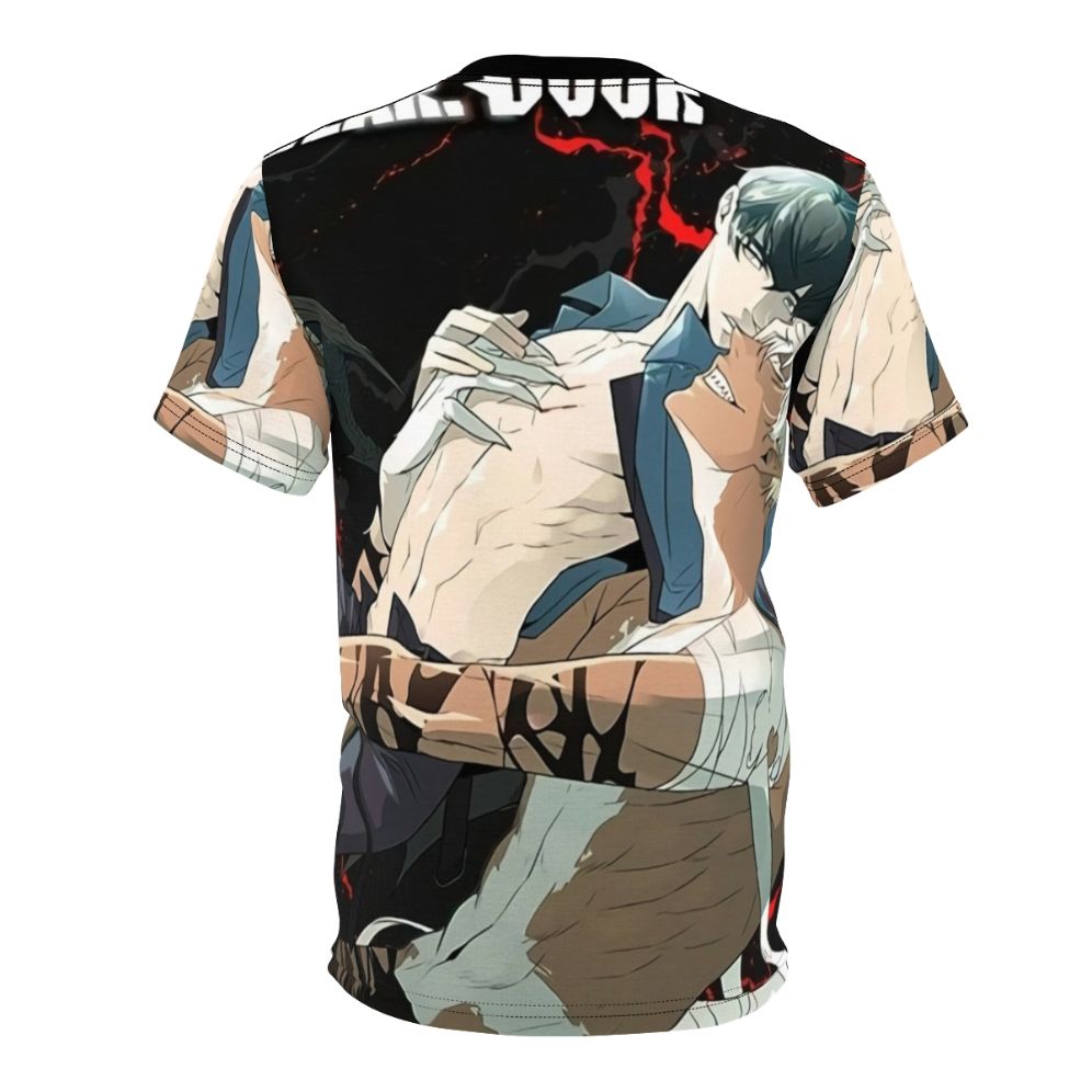 Anime inspired t-shirt featuring Cain character art from Korean literature - Back