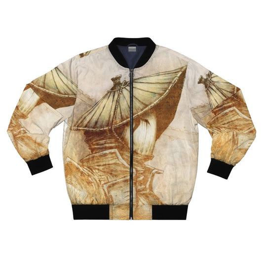 Nobushi Warrior Bomber Jacket with Textured Design