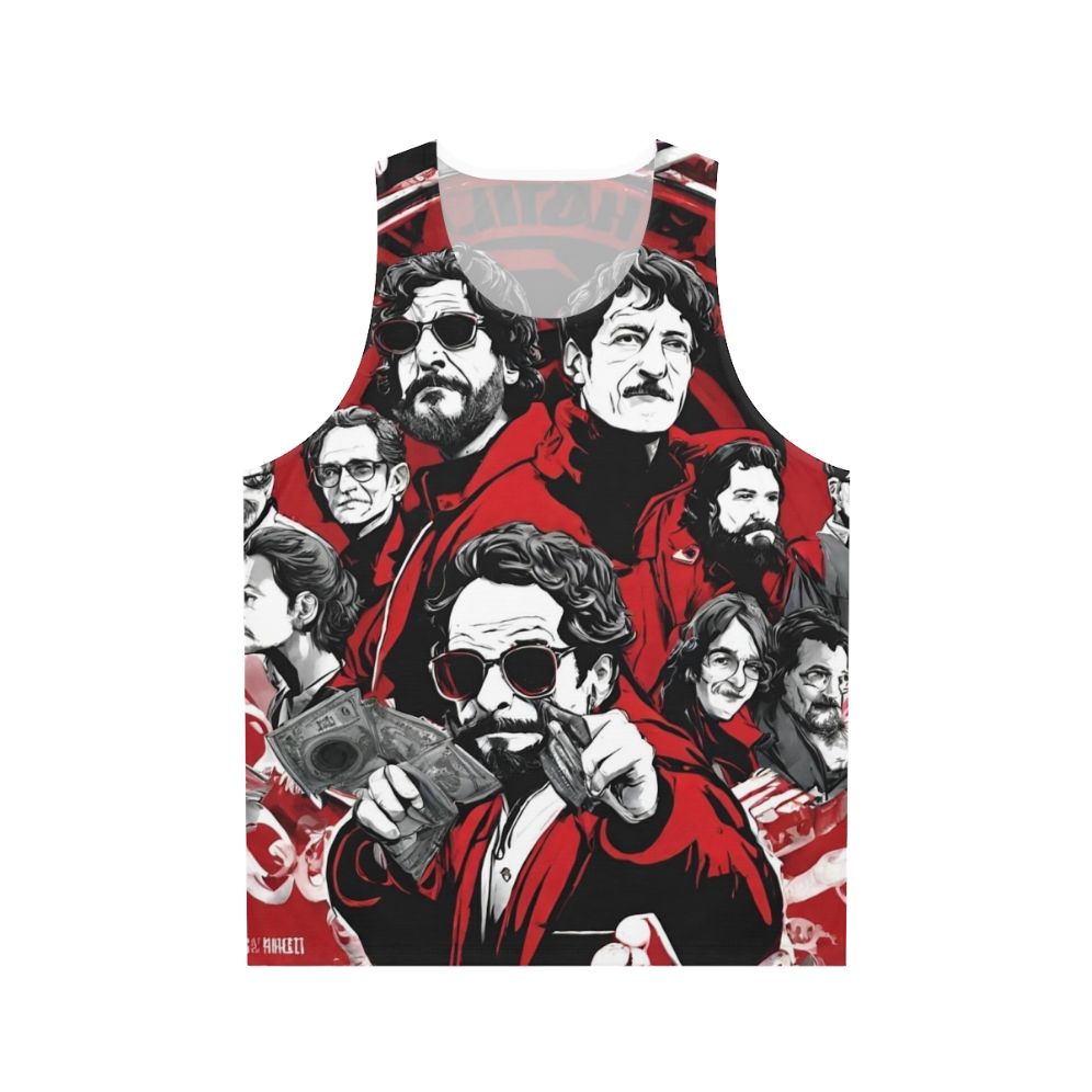 Money Heist Team Artwork Unisex Tank Top