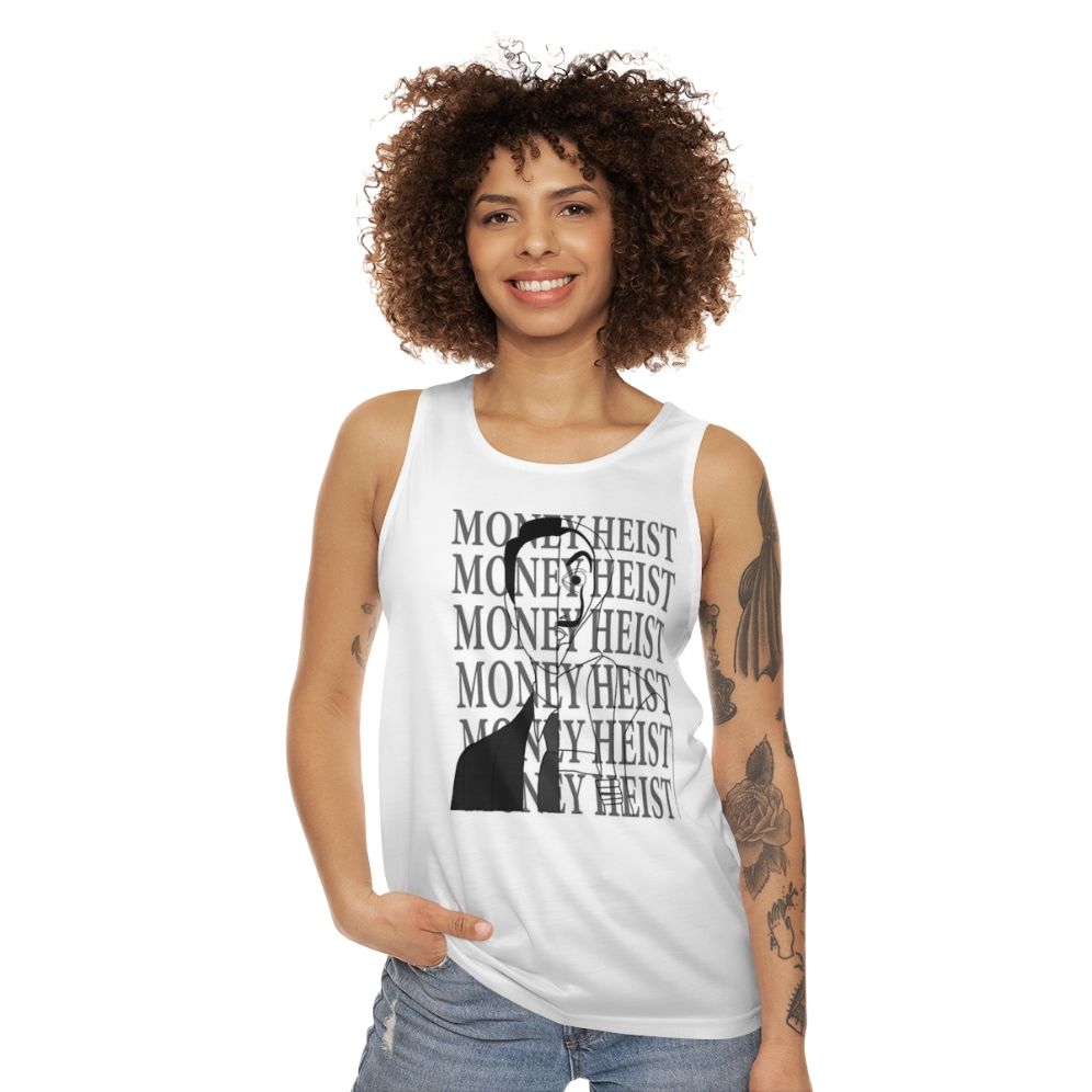 Money Heist Berlin Typography Unisex Tank Top - women