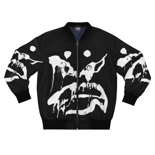 Arca Madre Drip White Bomber Jacket, a high-quality hyperpop-inspired jacket