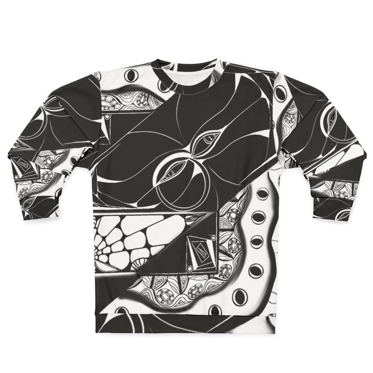 Hidden music sweatshirt with artistic notes pattern