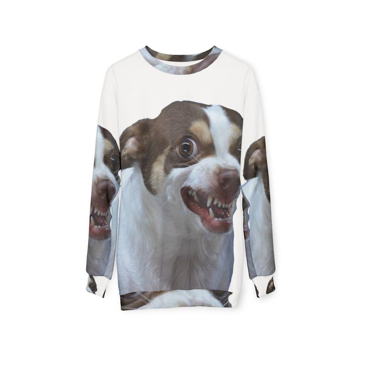 Mr Bubz Chihuahua Meme Funny Dog Sweatshirt - hanging