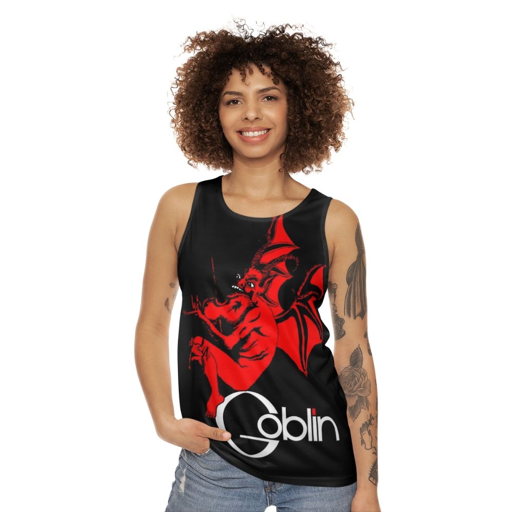 Goblin unisex tank top with a magical design - women