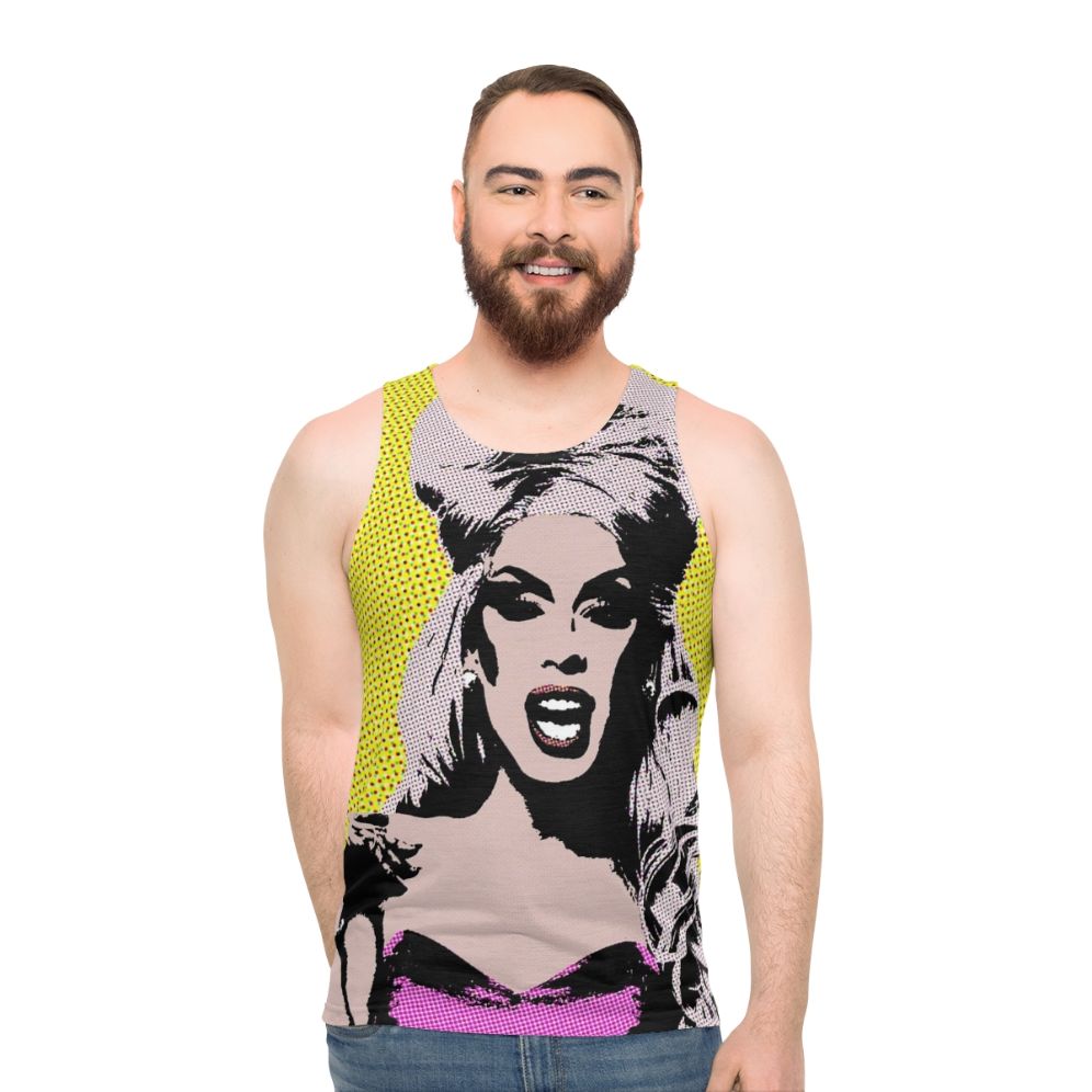 Alaska pop art unisex tank top - men