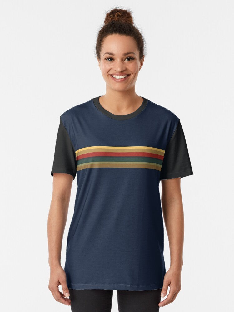 13th Doctor Who rainbow-themed graphic t-shirt for cosplay and fans - Women