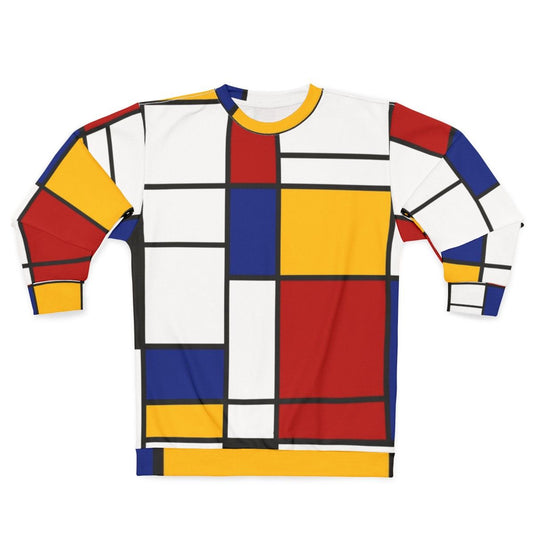 Mondrian inspired De Stijl graphic sweatshirt