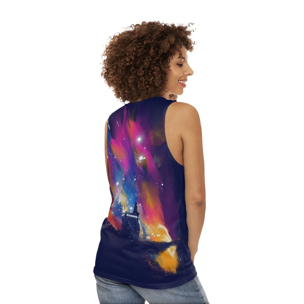 13th Doctor Unisex Sci-Fi Tank Top - women back