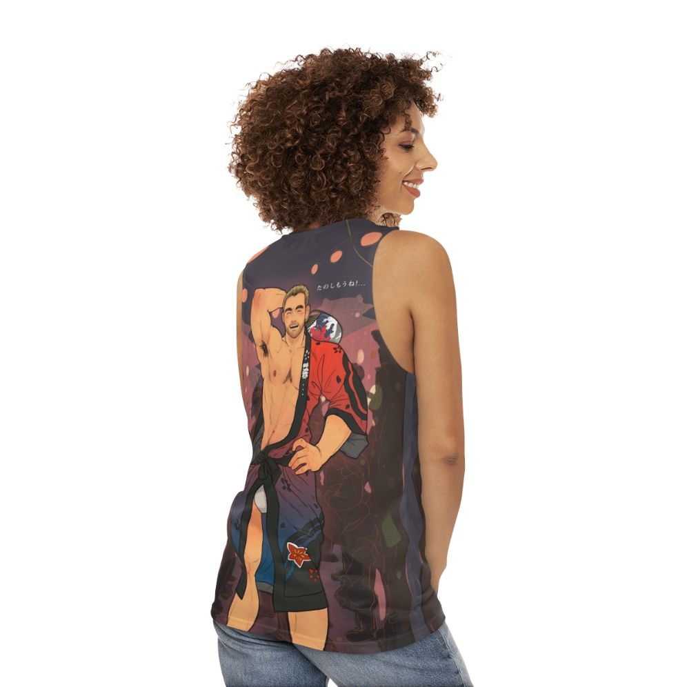 Unisex LGBTQ Tank Top - women back