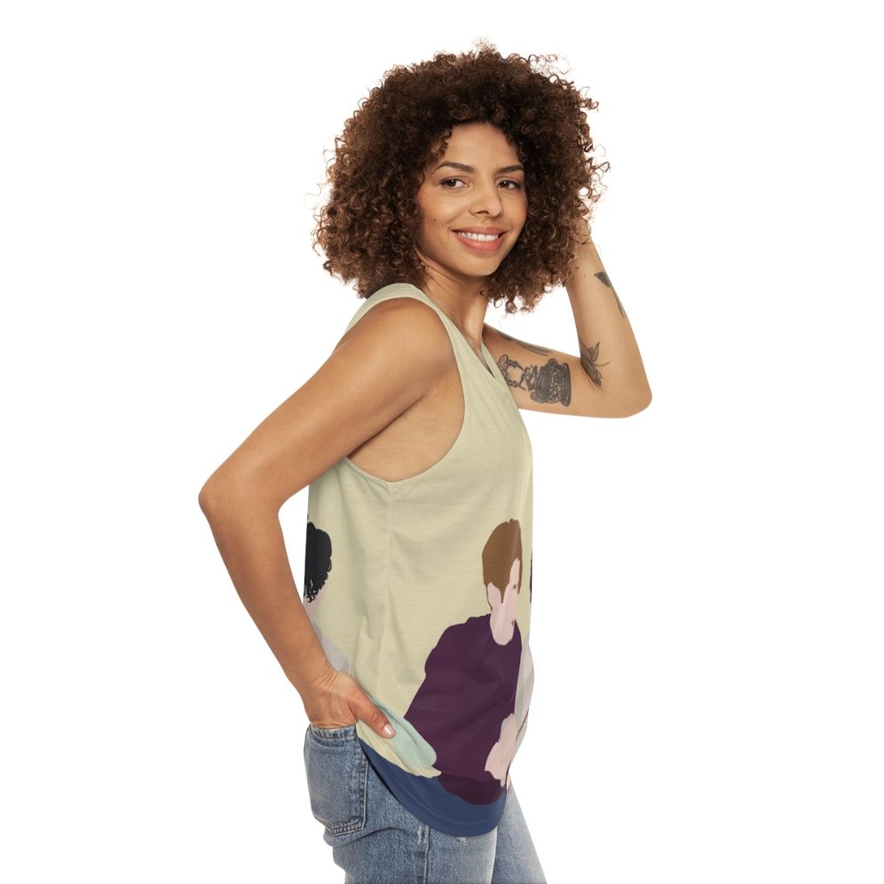 Heartstopper Nick and Charlie Unisex Tank Top - women side