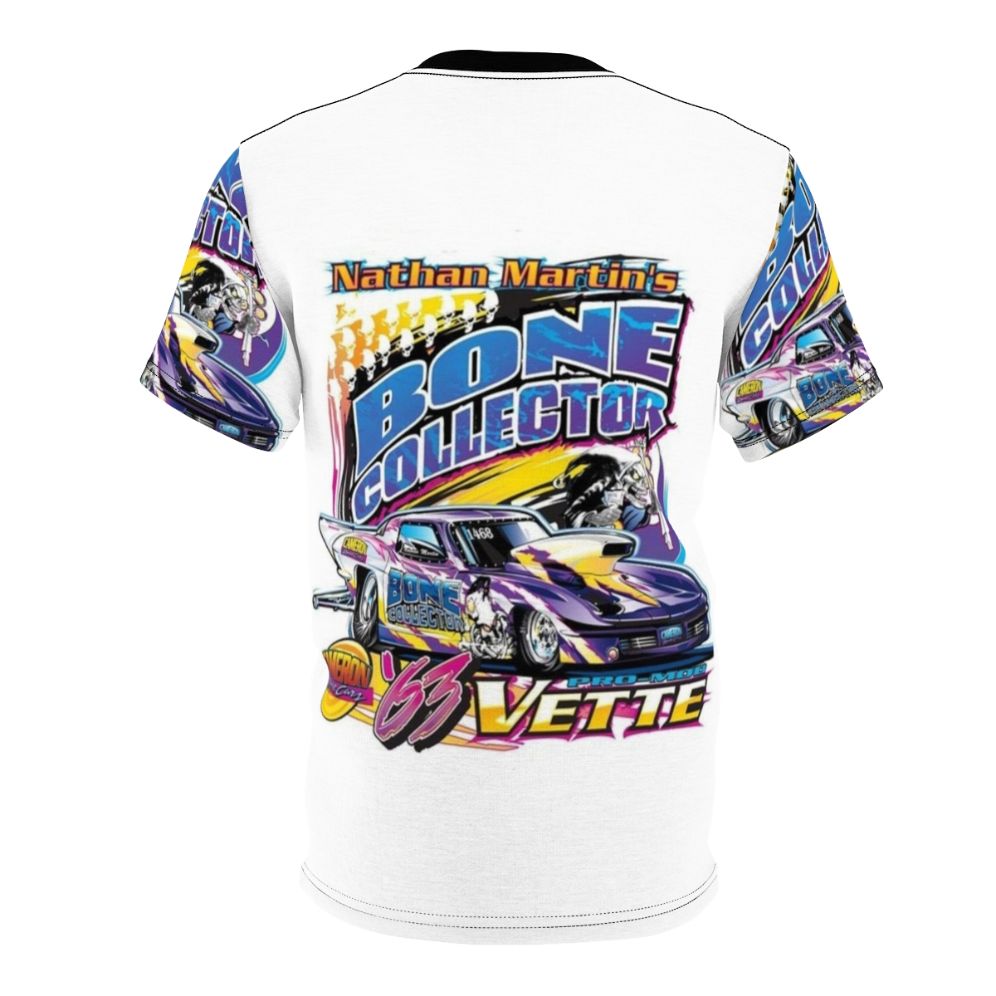 Fashionable racing-themed t-shirt with Nathan Martin inspired design - Back