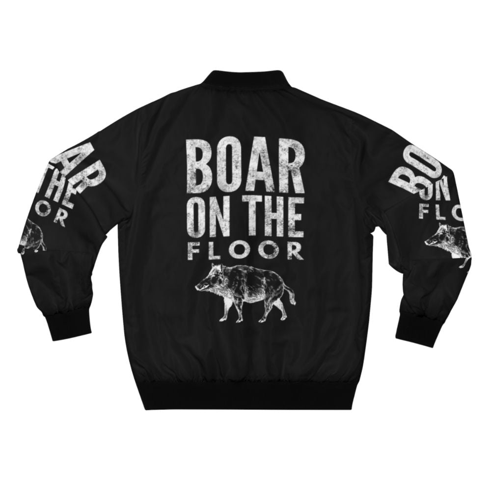 Boar bomber jacket with a stylish and unique design - Back