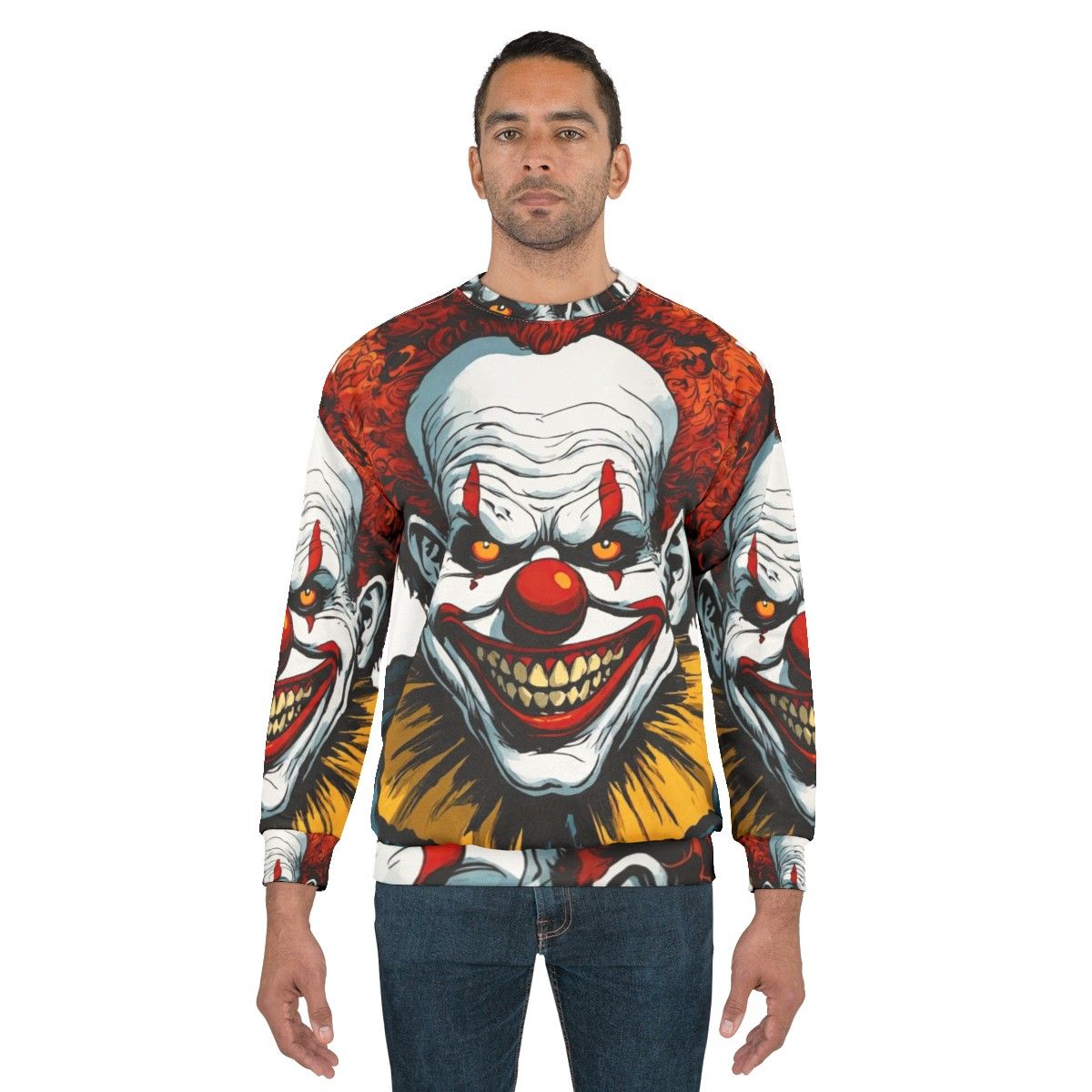 Vintage Evil Clown Sweatshirt - men