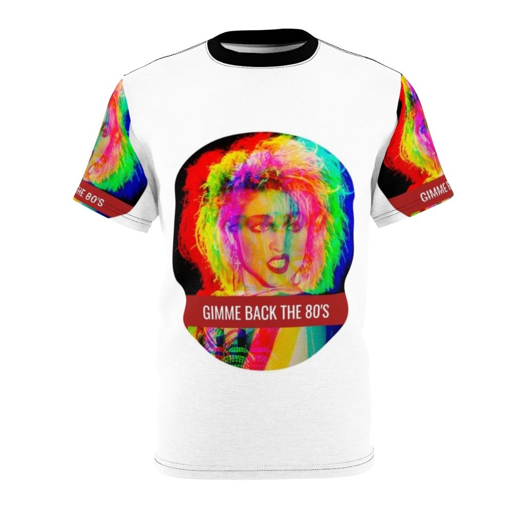 Vintage 80s graphic t-shirt featuring pop culture icons and imagery