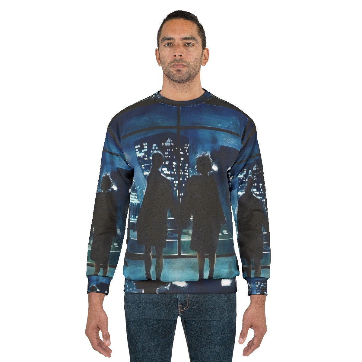 Fight Club Movie Merchandise Sweatshirt with Tyler Durden Graphics - men