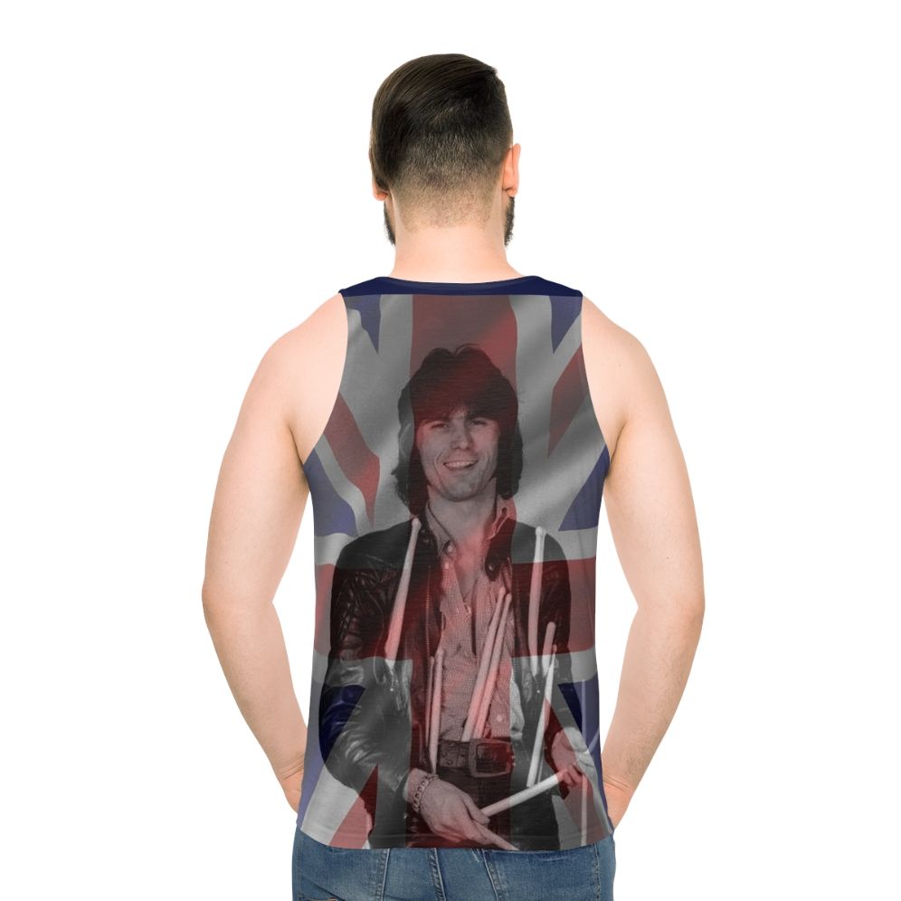 Cozy Powell Union Jack Unisex Tank Top - men back