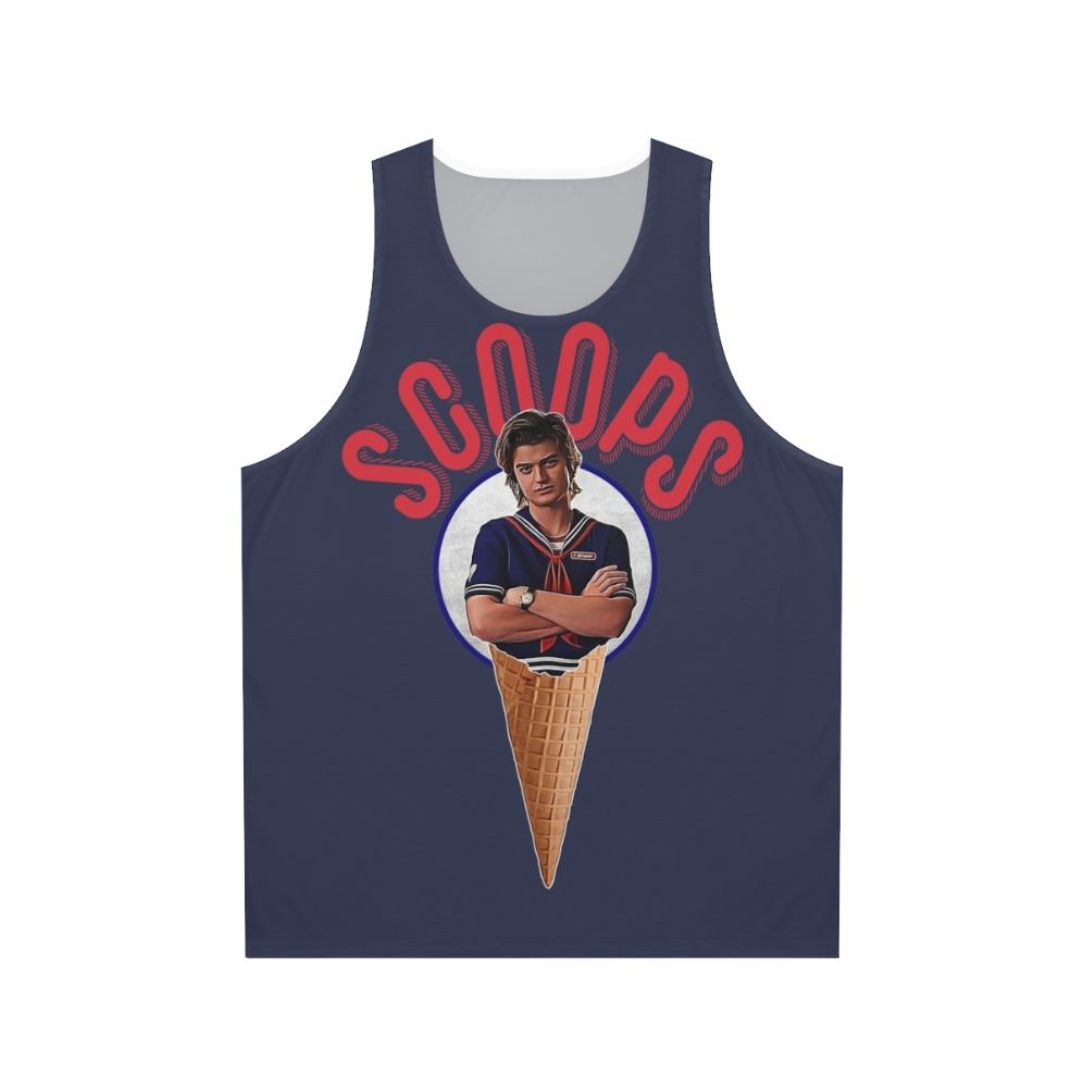 Unisex Stranger Things Scoops Ahoy Ice Cream Tank Top