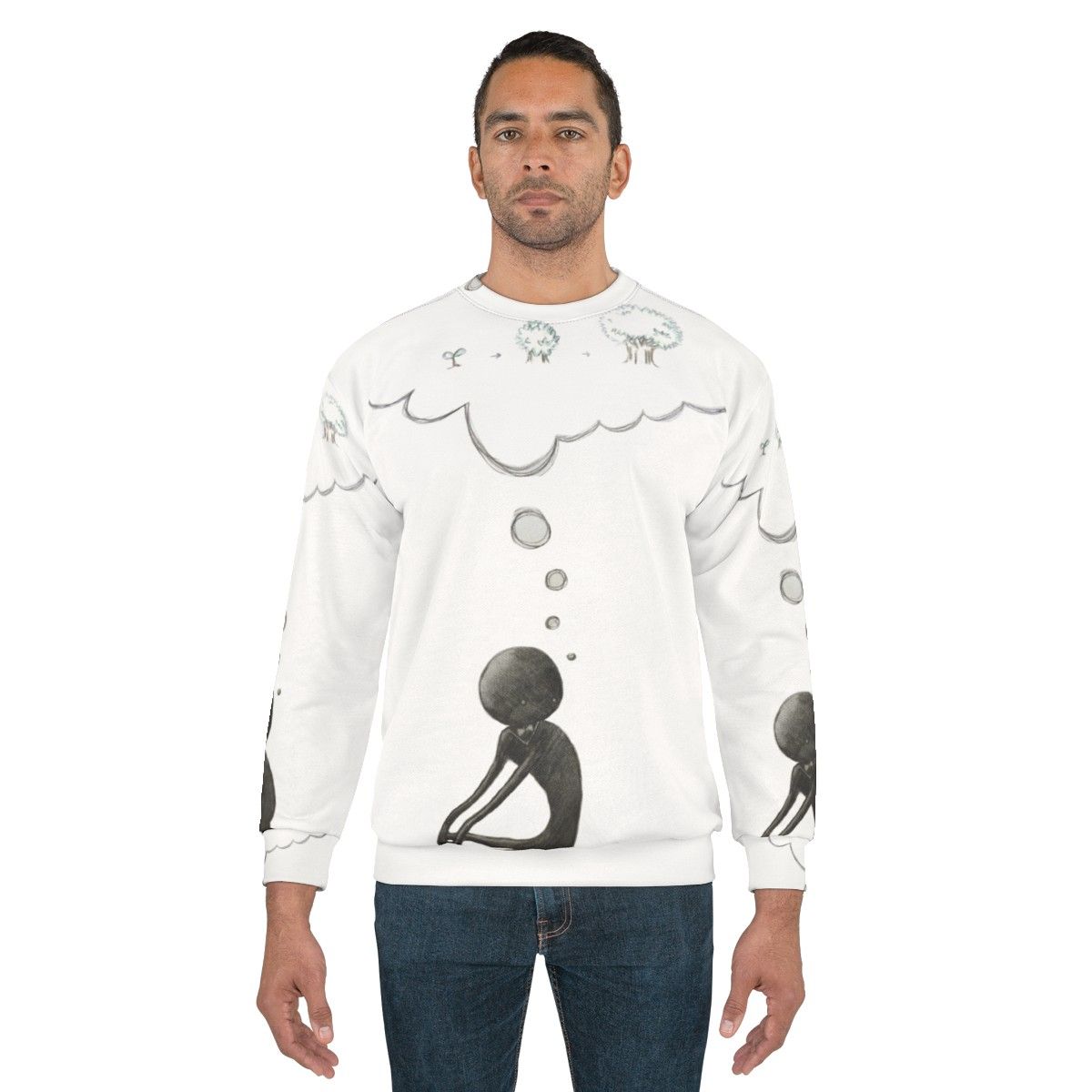 Deemo Thinking About Growing Up Fantasy Sweatshirt - men