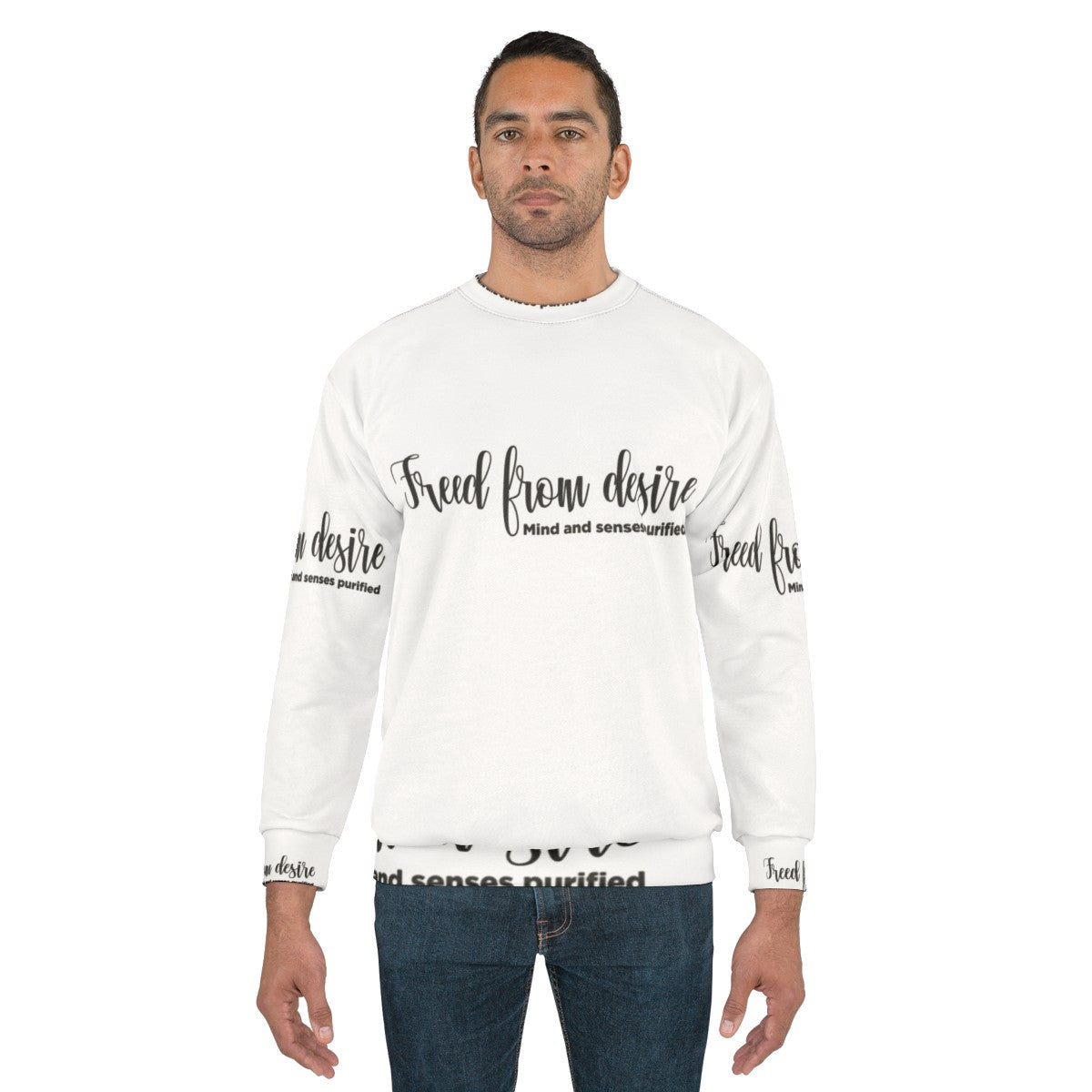 House Music Djs Gift Sweatshirt - Freed From Desire Anthem - men