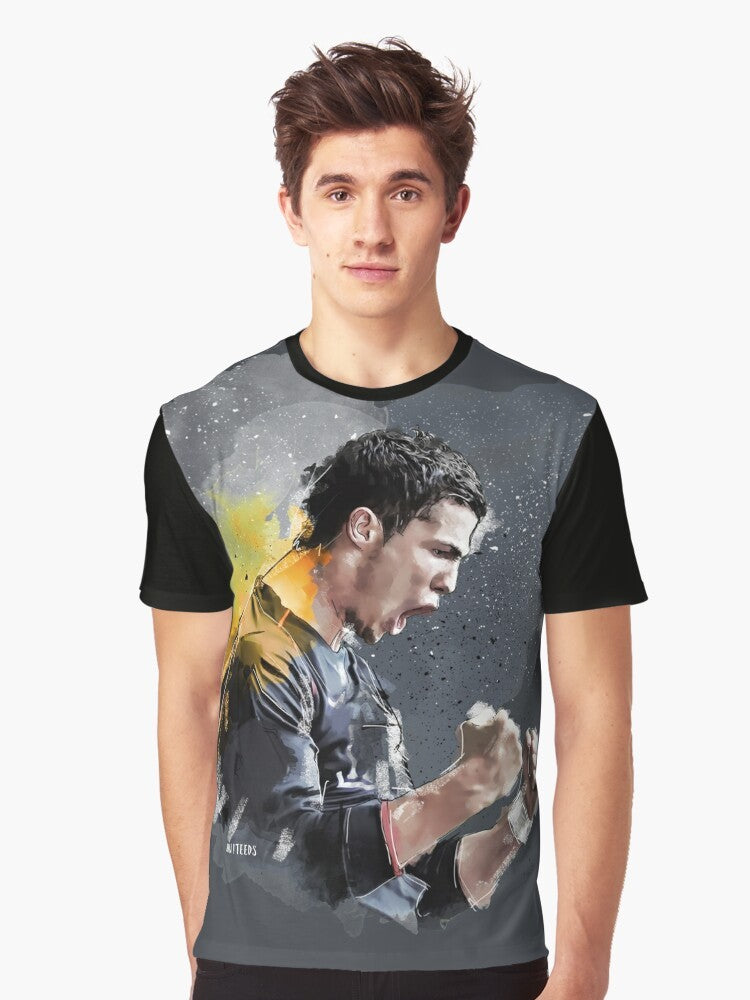 Cristiano Ronaldo Football Graphic T-Shirt - Men