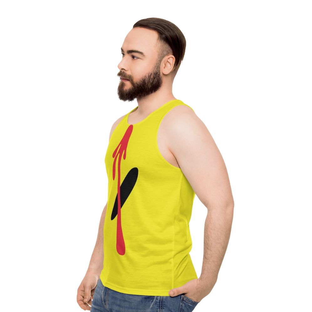 Watchmen Eye Logo Unisex Tank Top - men side