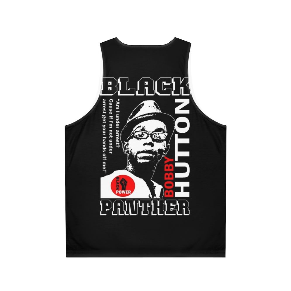 Black Panther Tribute Unisex Tank Top featuring Robert Hutton - Back