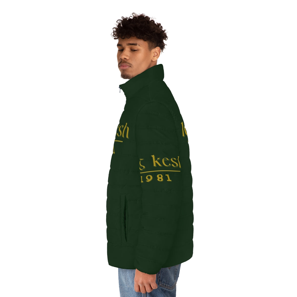 Puffer jacket commemorating the 1981 Long Kesh hunger strikes in Ireland - men side left