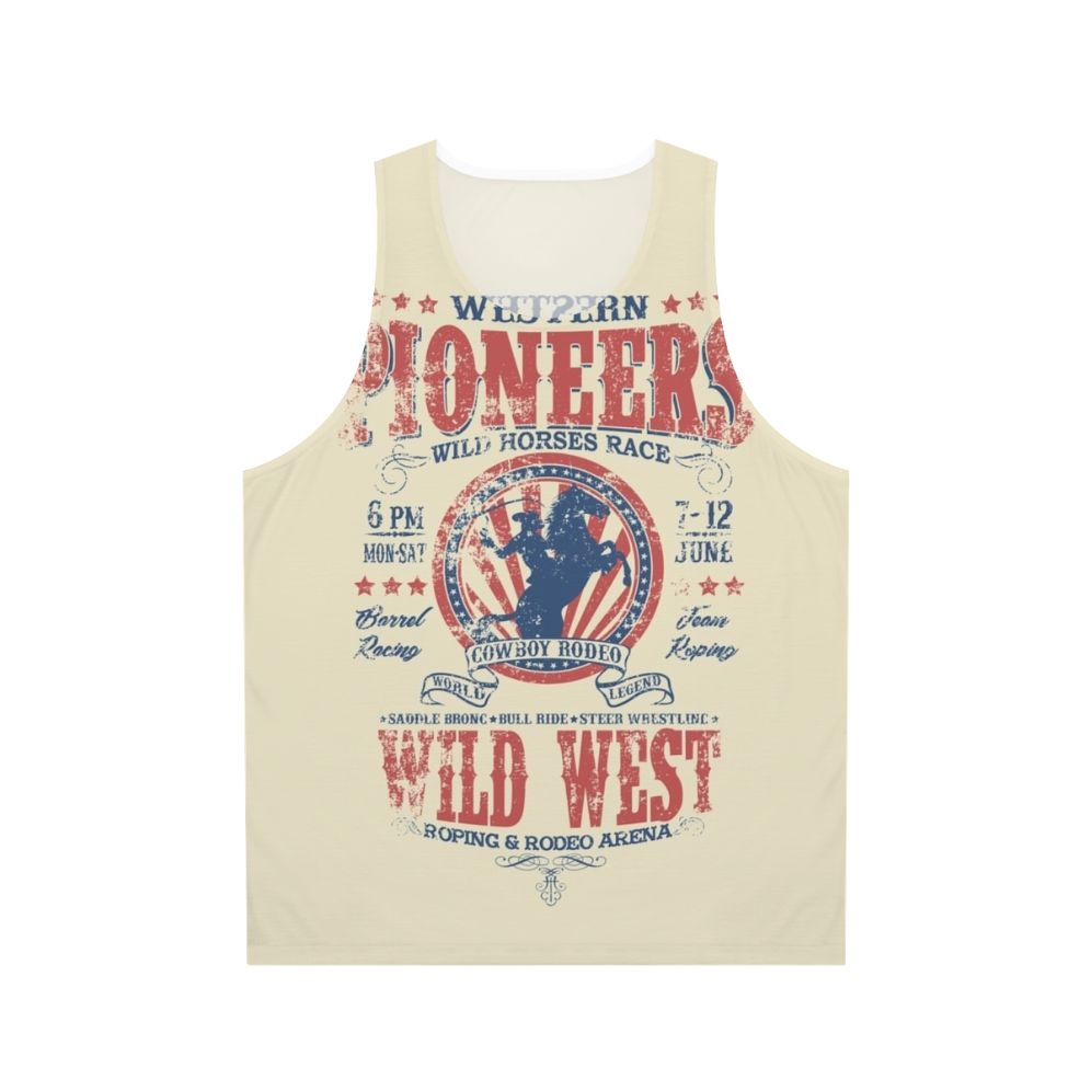 Retro Western Unisex Tank Top