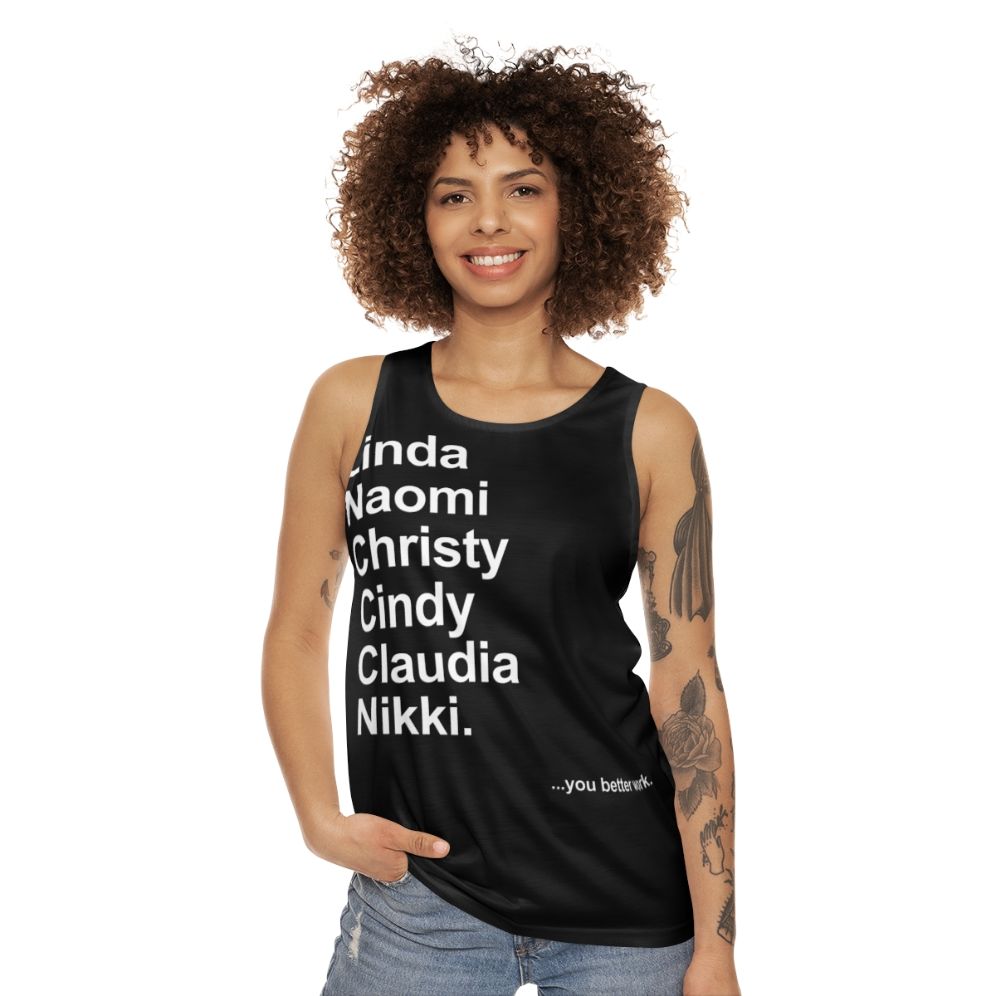 Unisex RuPaul's Drag Race Supermodel Tank Top - women