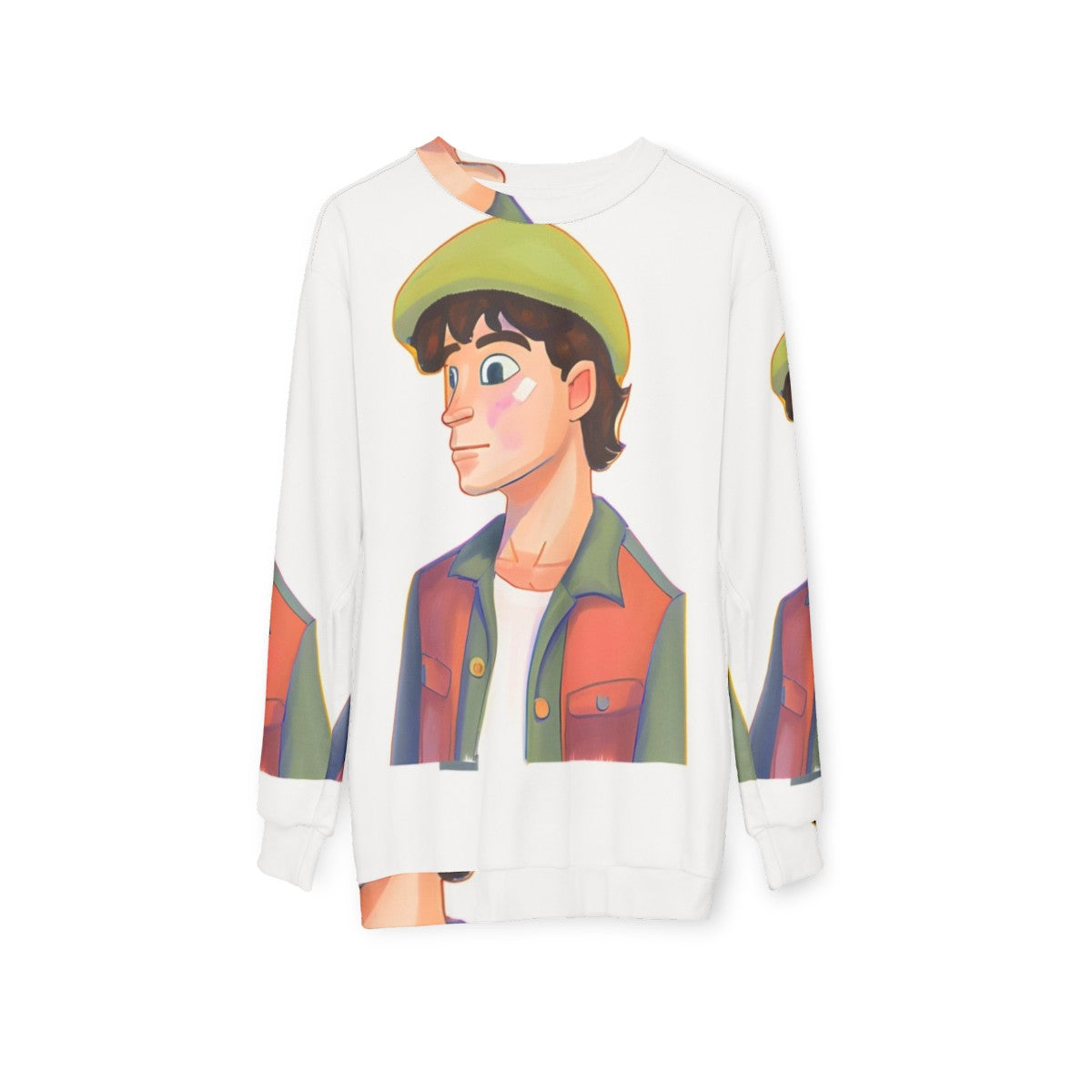 Heartstopper Charlie Spring Sweatshirt - hanging