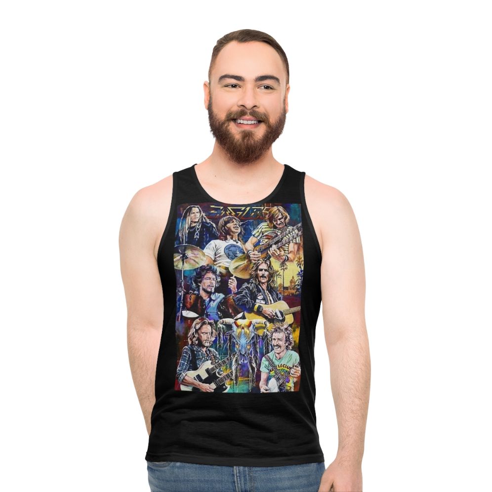 Vintage Music Band Cover Album Retro Style Unisex Tank Top - men