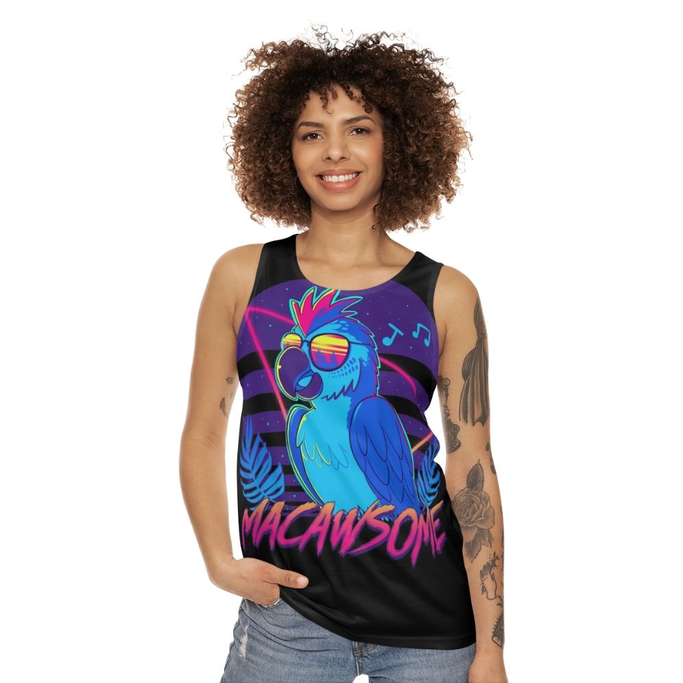 Macaw Unisex Tank Top - women