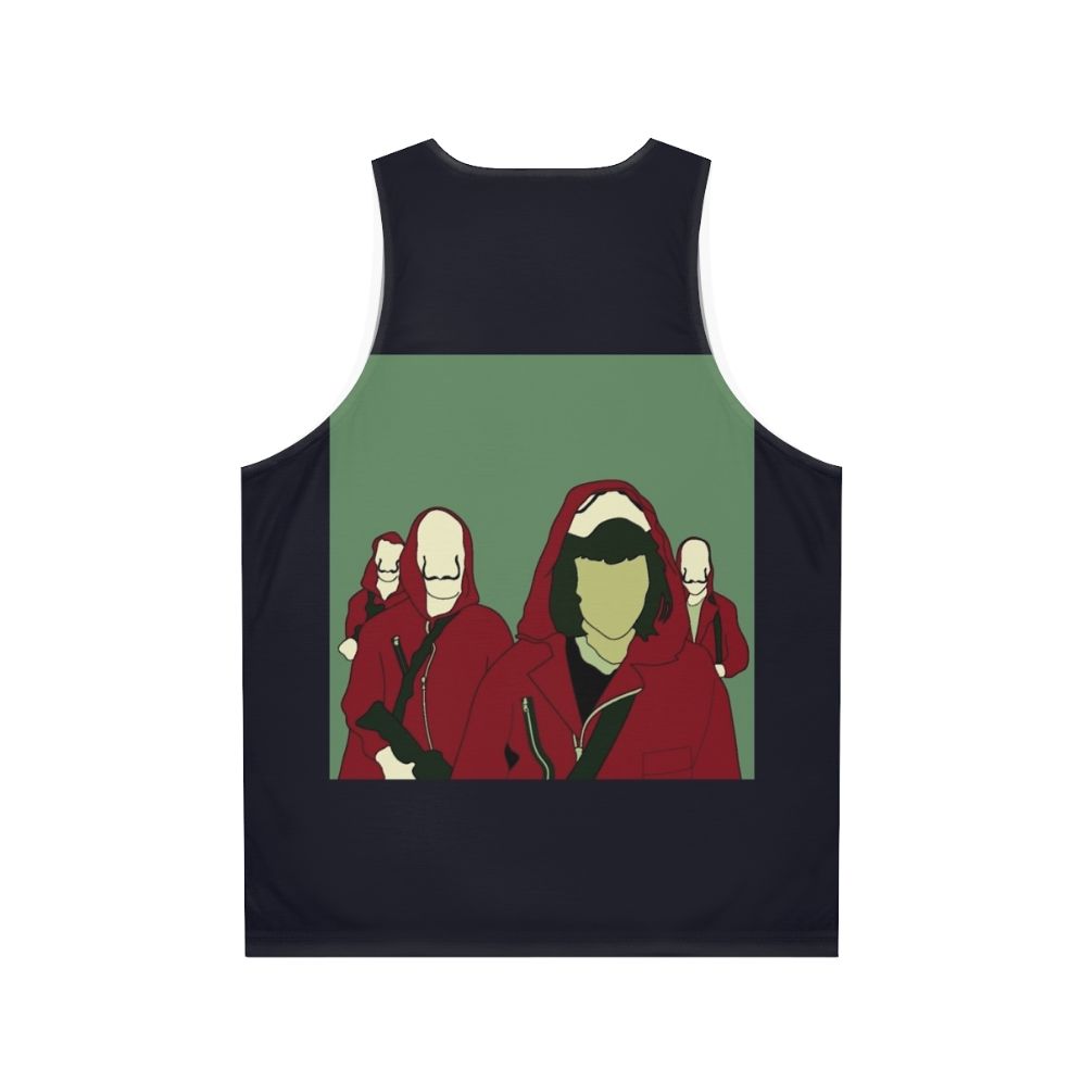 Money Heist La Casa de Papel Unisex Tank Top - Back