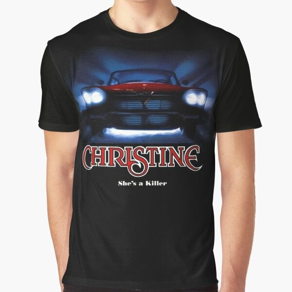 Awesome graphic t-shirt featuring the iconic car from the cult classic movie Christine