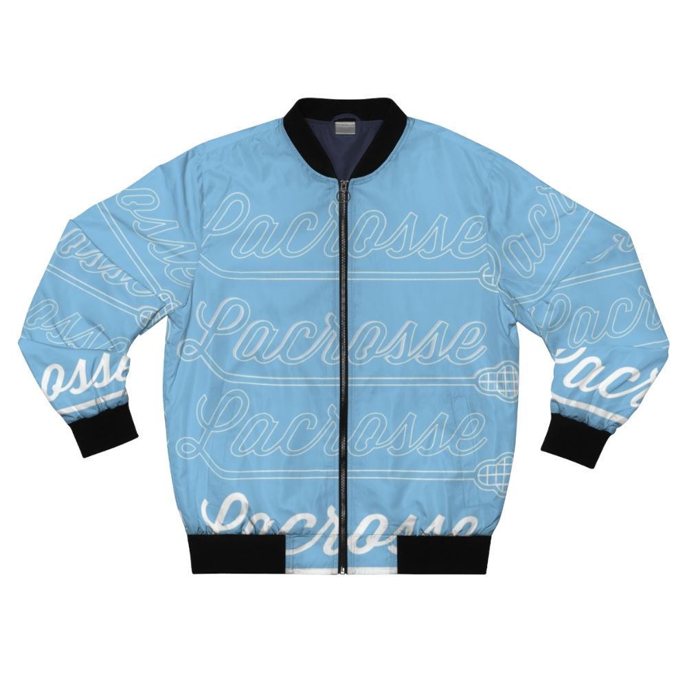 Lacrosse Hopkins Blue Bomber Jacket for Westwood Warriors