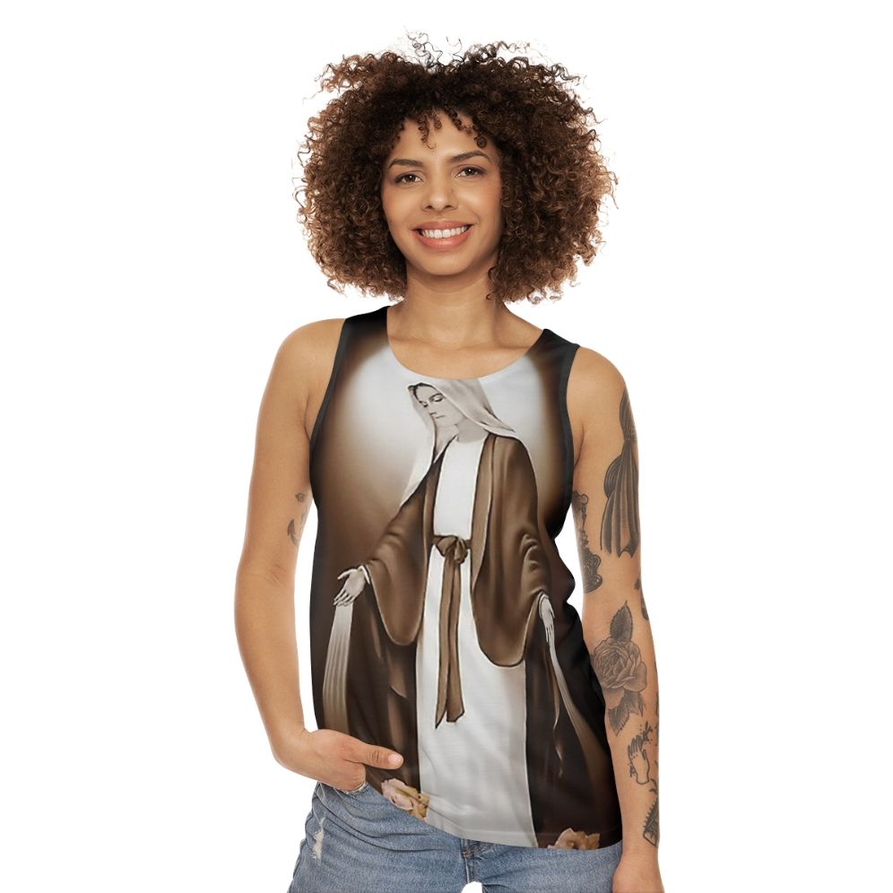 St Bernadette Vision Unisex Tank Top - women