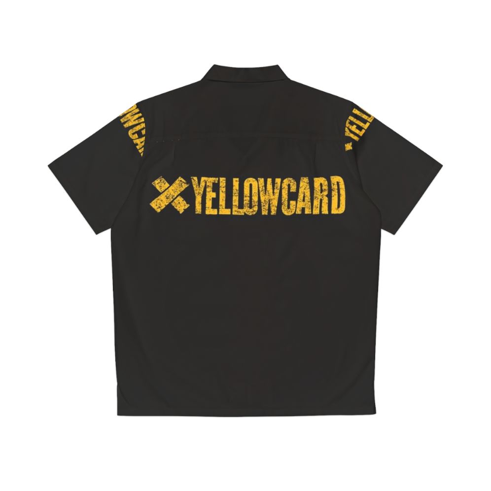 Yellowcard Hawaiian tropical music band shirt - Back