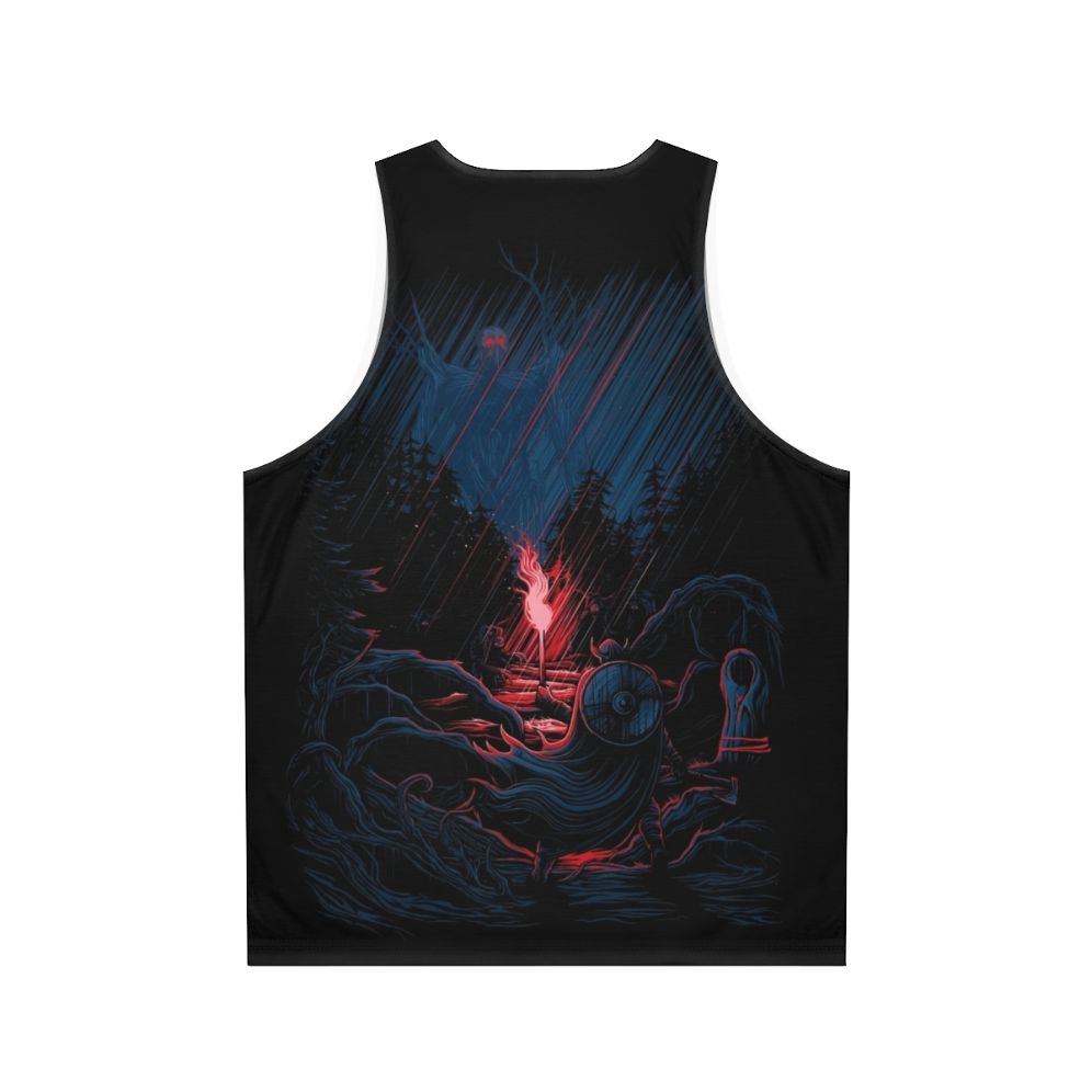 Valheim Unisex Viking Gaming Tank Top - Back