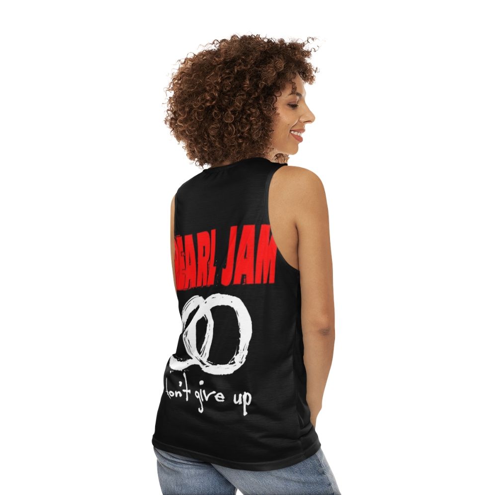 Pearl Jam Unisex Grunge Rock Tank Top - women back