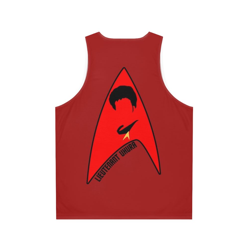 Star Trek Lieutenant Uhura Unisex Tank Top - Back