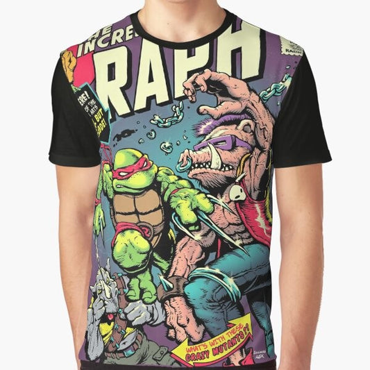 Retro Teenage Mutant Ninja Turtles Raphael graphic t-shirt