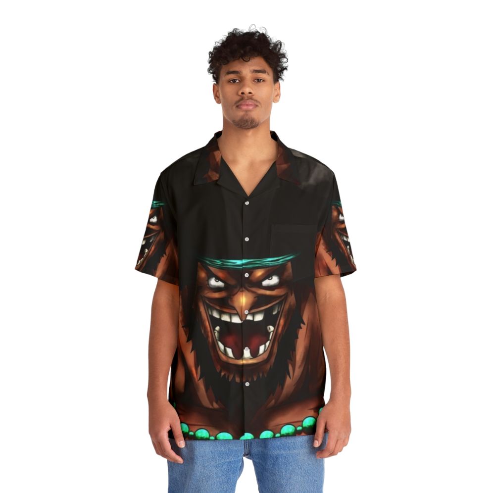 Blackbeard Marshall D. Teach One Piece Hawaiian Shirt - People Front