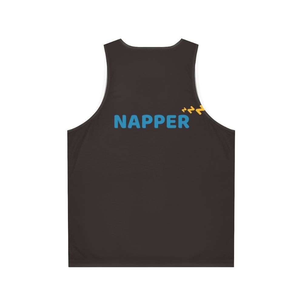 Napping enthusiast unisex tank top - Back