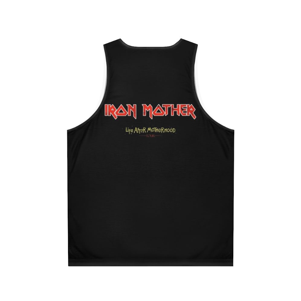 Iron Mother Unisex Tank Top - Celebrate Motherhood with Heavy Metal - Back