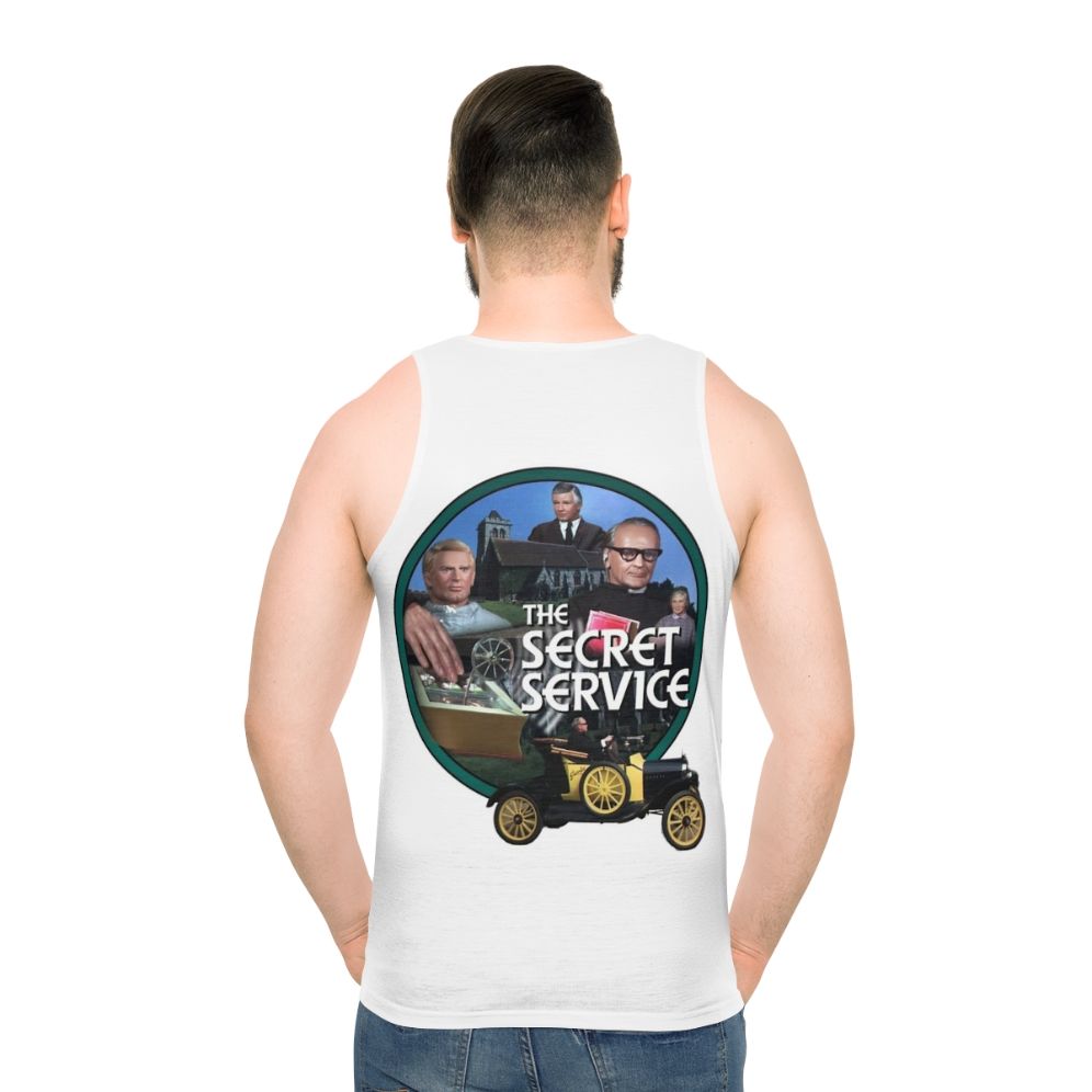 Secret Service Unisex Tank Top - men back